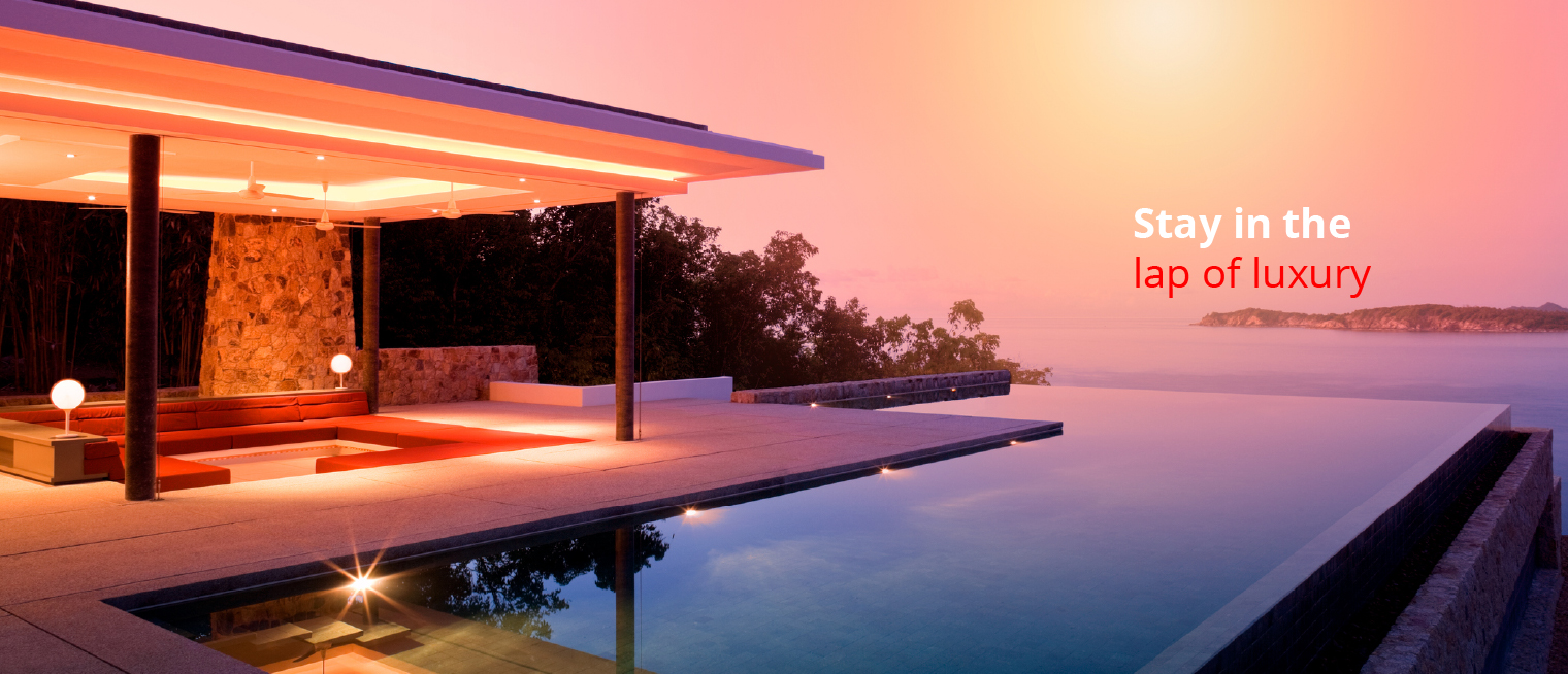 Stay in the lap of luxury